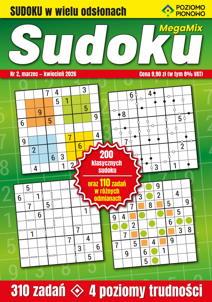 Okładka MegaMix Sudoku