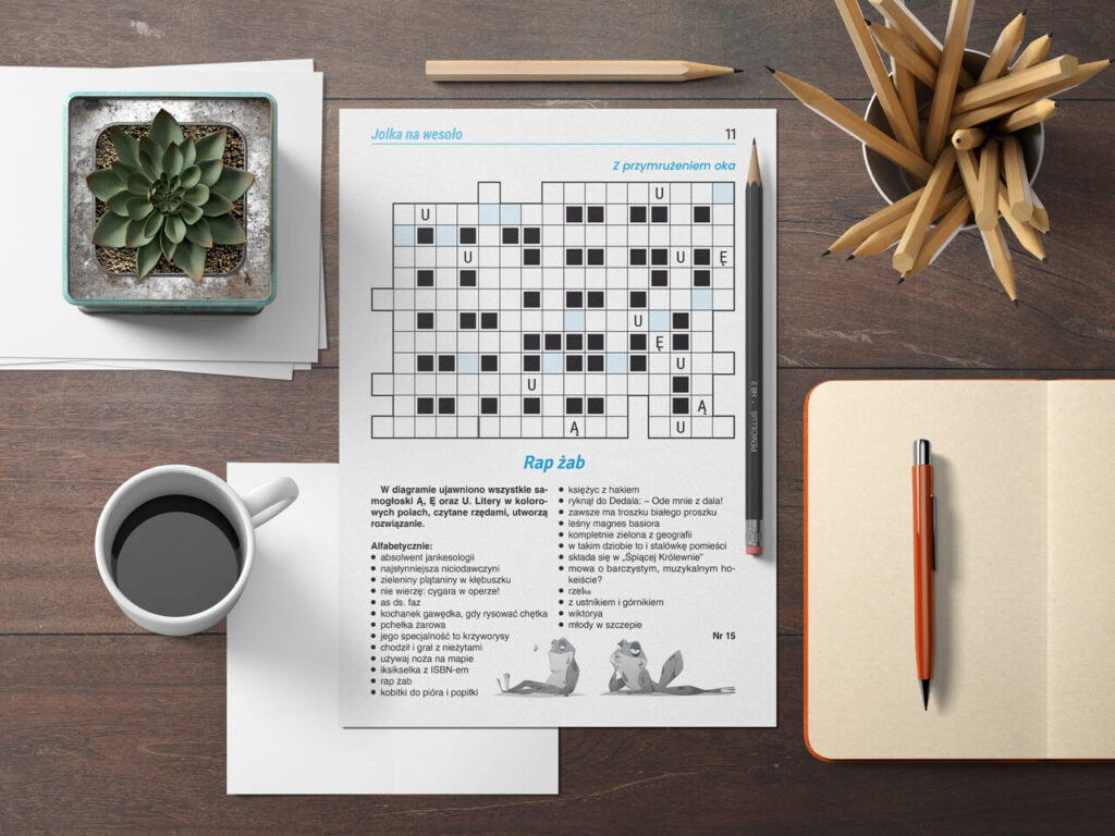 Krzyżówki z przymrużeniem oka – bawią, uczą, inspirują.